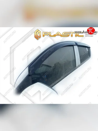 Дефлектора окон CA-Plastic (classic полупрозрачный) Chevrolet Spark M300 1-ый рестайлинг (2016-2020)