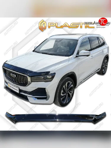 Дефлектор капота CA-Plastic (classic черный) Geely Monjaro (2022-2025)