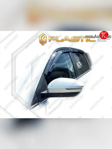Дефлектора окон (ОАЭ) CA-Plastic (classic полупрозрачный) Chevrolet Captiva  CN202S (2018-2025) дорестайлинг