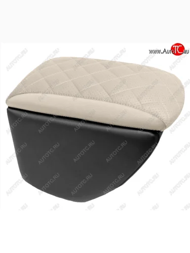 Подлокотник передний Автопилот Ромб (черный/бежевый) Лада ВАЗ Веста ( 2180,  SW 2181) - Веста Кросс NG ( 2180,  SW 2181)