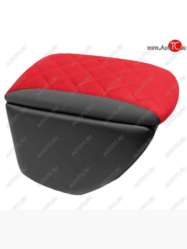Подлокотник передний (экокожа) Автопилот Ромб (черный/красный) Лада ВАЗ Веста ( 2180,  SW 2181) - Веста Кросс NG ( 2180,  SW 2181)