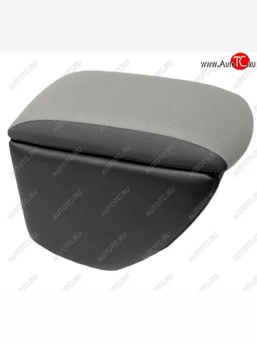 Подлокотник передний (экокожа, верх с перфорацией) Автопилот Классика (черный/серый) Лада ВАЗ Веста ( 2180,  SW 2181) - Веста Кросс NG ( 2180,  SW 2181)