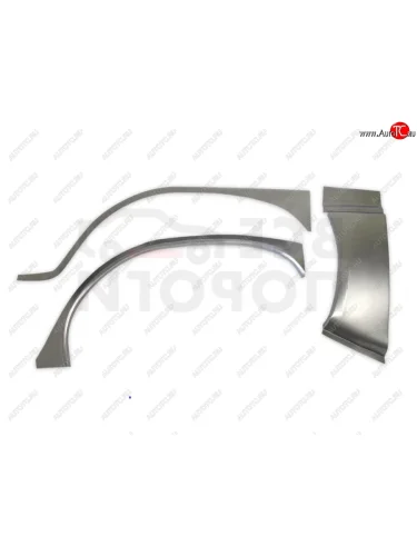 Правая передняя ремонтная арка (внешняя) Vseporogi (Оцинкованная сталь 0,8 мм.) Mitsubishi Delica (1986-1999)