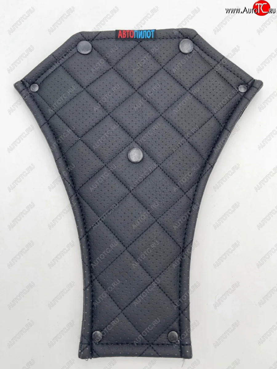 Адаптер ремня безопасности (экокожа) Автопилот Ромб Seat Toledo Mk1 седан (1991-1999) (черный)  с доставкой в г. Пермь