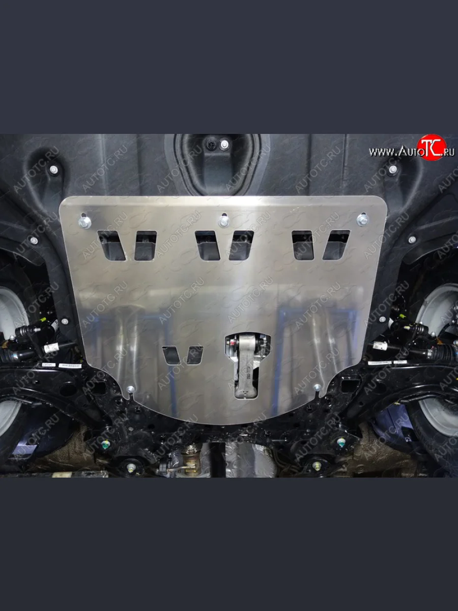 Защита картера и КПП (алюминий 4мм) TCC Hyundai Tucson TL рестайлинг (2018-2021)  в Самаре Самарской области