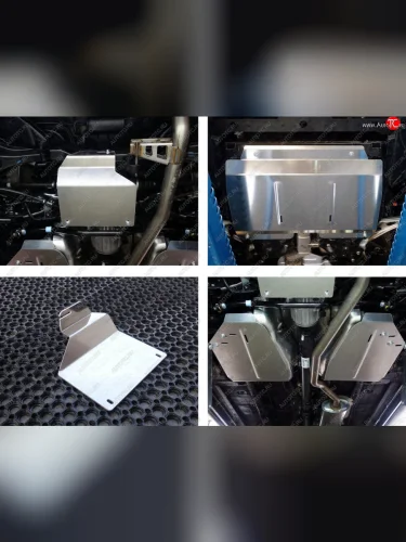 Комплект защиты картер и кпп, бак, задний дифференциал (алюминий 4 мм) TCC Nissan Murano 3 Z52 рестайлинг (2020-2025)