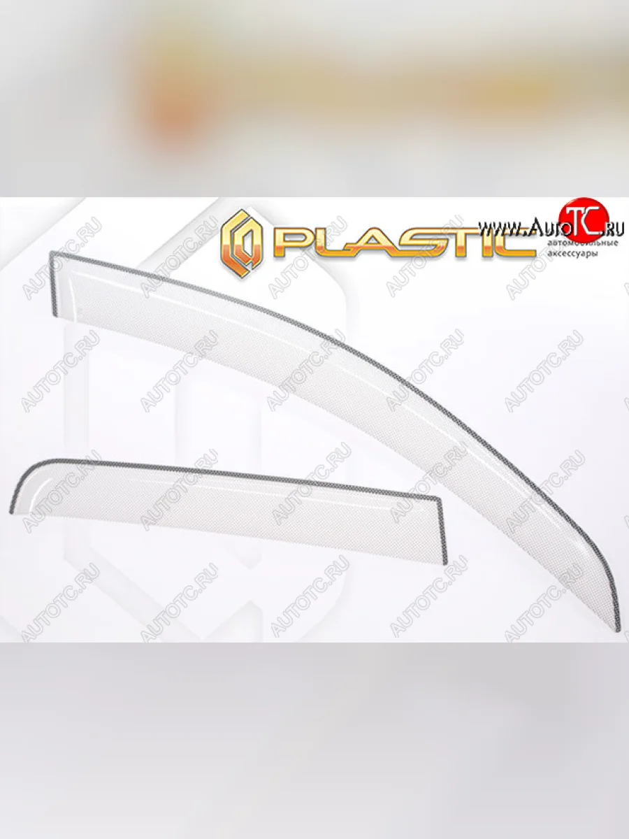 Дефлектора окон (РФ) CA-Plastic  Jetour X90 Plus (2021-2025) (шелкография белая)  в Керчи Республика Крым