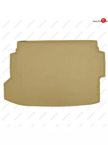 Коврик в багажник (с фальшполом, без сабвуфера) Norplast Unidec (Бежевый) Hyundai Bayon  BC3 (2021-2025)