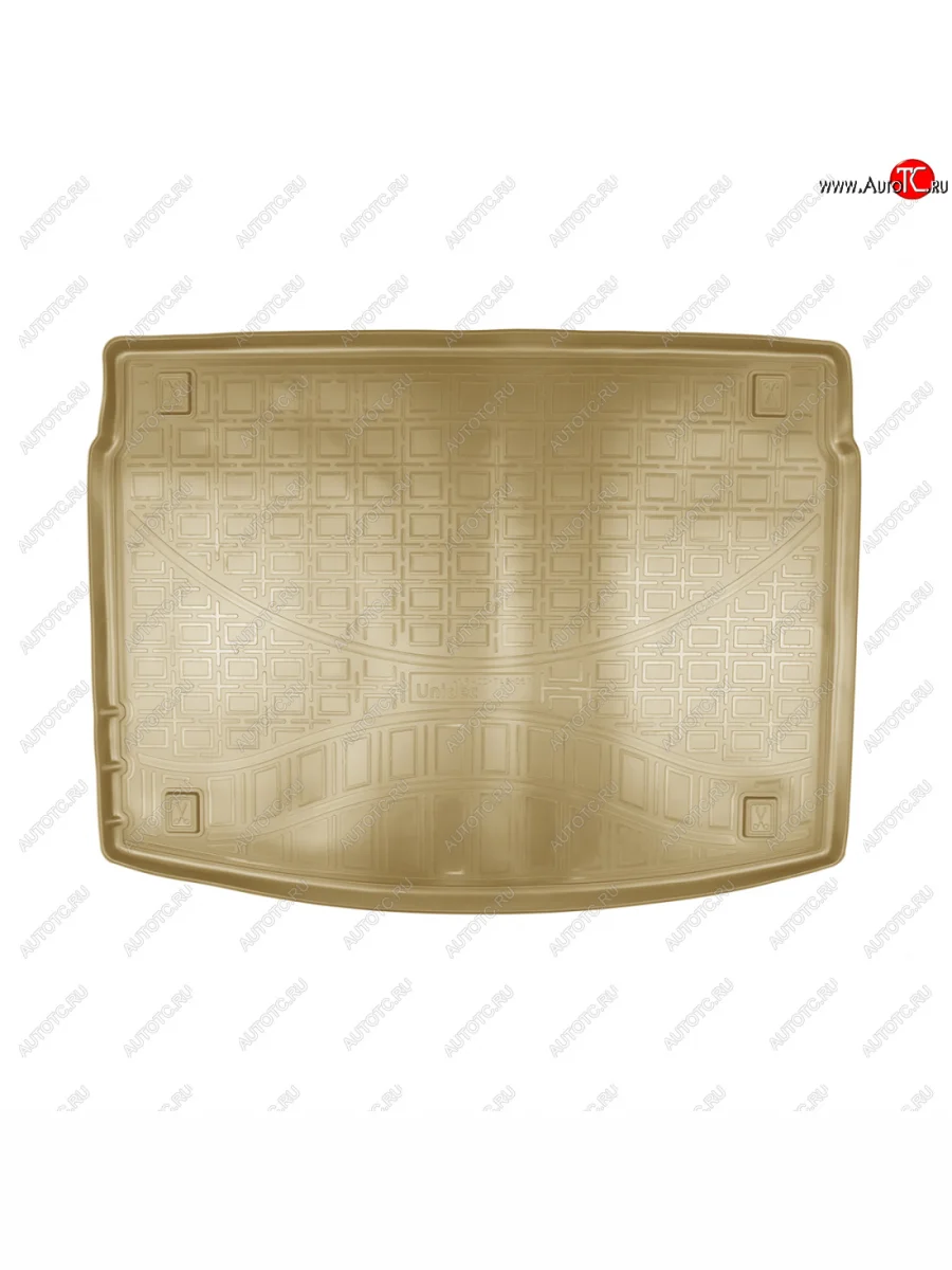 Коврик в багажник (комплектация Premium+) Norplast Unidec KIA Ceed 3 CD хэтчбэк (2018-2025) (Бежевый)  в Керчи Республика Крым
