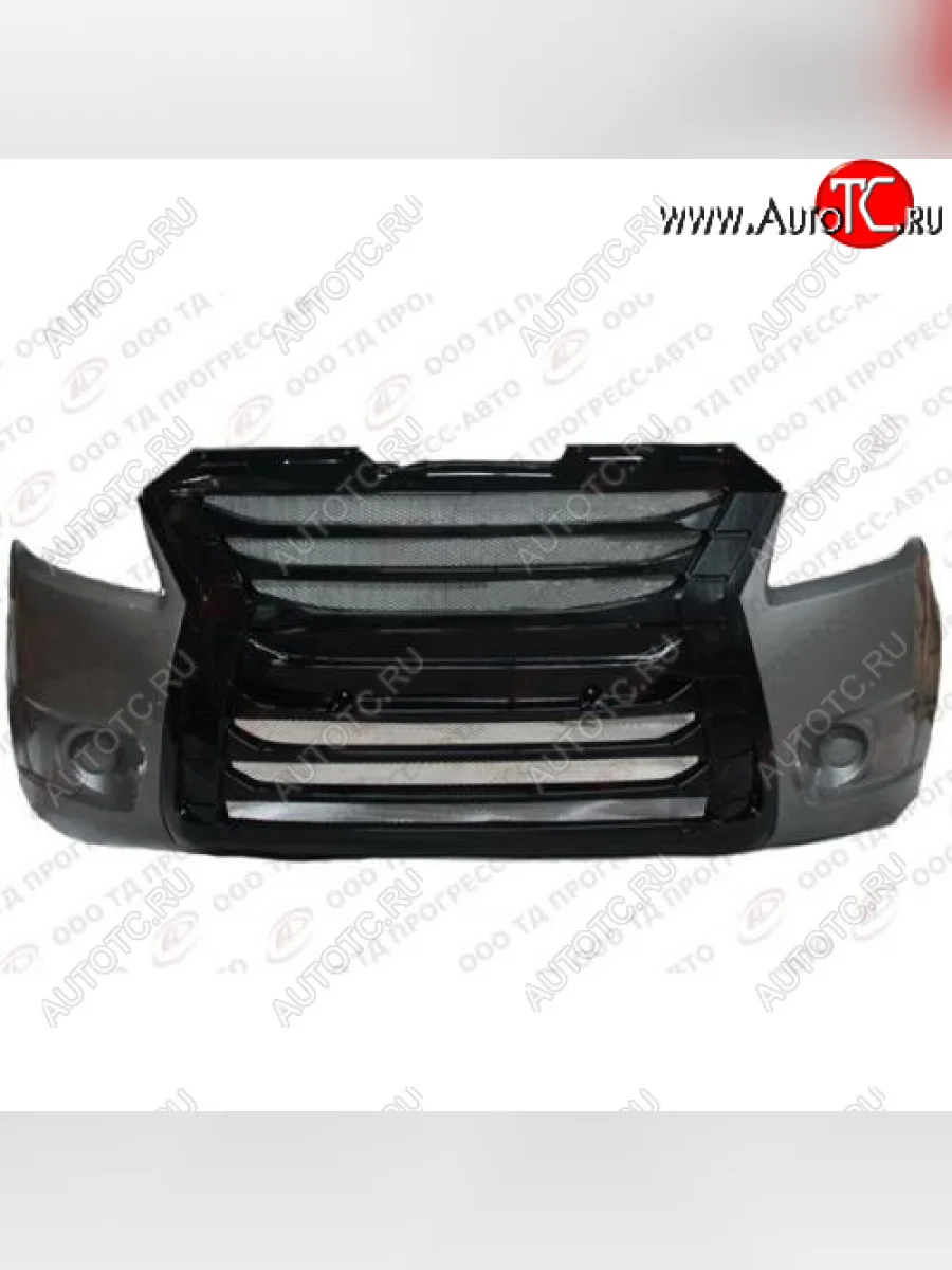 Бампер передний ФормПласт ГАЗ ГАЗель Next A62,А65 автобус (2016-2025) (серый металлик (сильвер лайт)/черный)  в Перми Пермском крае