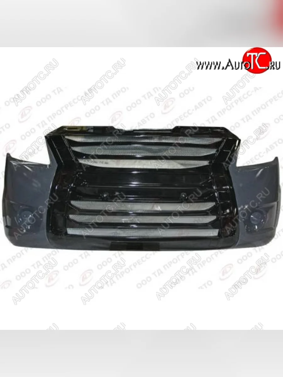 Бампер передний ФормПласт ГАЗ ГАЗель Next A62,А65 автобус (2016-2025) (серый/черный)  в Перми Пермском крае