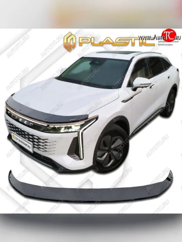 Дефлектор капота (РФ) CA-Plastic Exclusive (classic черный) EXEED RX (2022-2025)