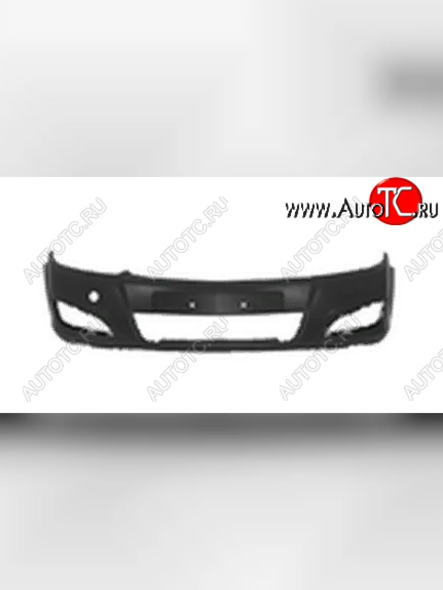 Передний бампер POLCAR Opel Astra H хэтчбек 5дв рестайлинг (2007-2015) (неокрашенный)  в Перми Пермском крае