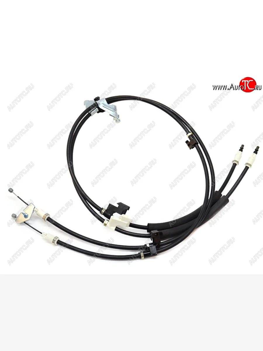 Трос стояночного тормоза (ручника, дисковые тормоза) SAT Ford Focus 3 хэтчбэк дорестайлинг (2010-2015)  с доставкой в г. Керчь