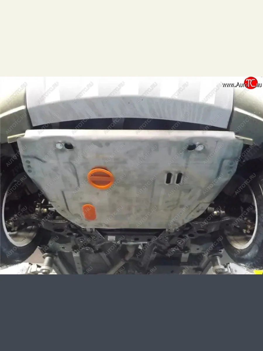 Защита картера двигателя и КПП (V-1,8) ALFECO Geely Emgrand X7 1-ый рестайлинг (2015-2018) (Алюминий 3 мм)  с доставкой в г. Керчь