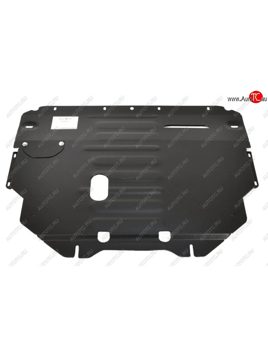 Защита картера двигателя и КПП (V-2,0AT) ALFECO Geely Tugella FY11,HPBA4 рестайлинг (2022-2025) (Алюминий 4 мм)  в Керчи Республика Крым