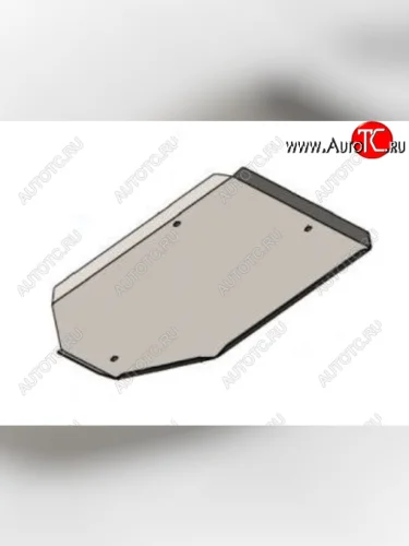 Защита топливного бака (V-2,0 4WD левый) Alfeco (Алюминий 3 мм) Haval Dargo (2022-2025)