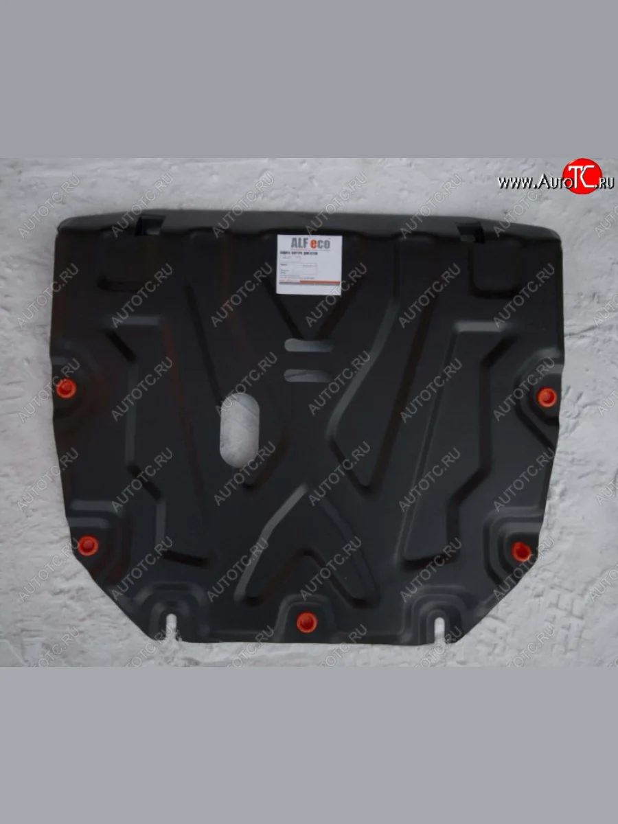 Защита картера двигателя и КПП (V-2,4) Alfeco Honda CR-V RM1,RM3,RM4 рестайлинг (2014-2018) (Алюминий 3 мм)  с доставкой в г. Керчь