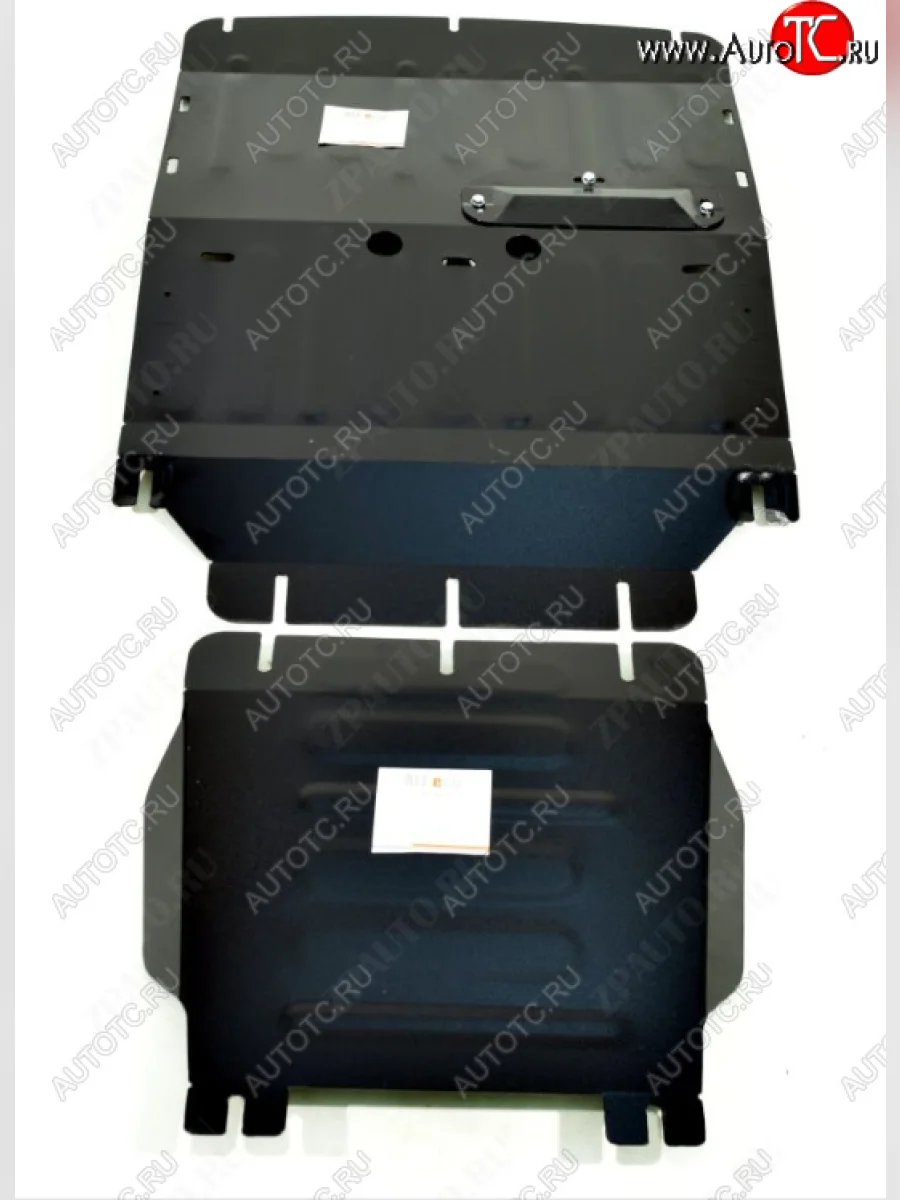 Защита картера двигателя и КПП (4WD, 2 части) Alfeco Hyundai Starex/Grand Starex/H1 TQ 2-ой рестайлинг (2017-2022) (Алюминий 3 мм)  с доставкой в г. Керчь