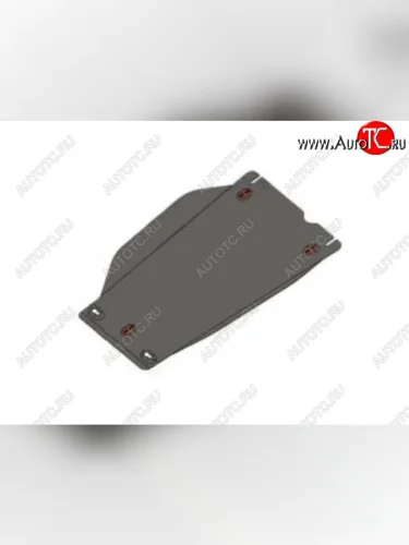 Защита КПП ALFECO (Алюминий 4 мм) Isuzu D-Max RT85 DoubleCab дорестайлинг (2011-2017)