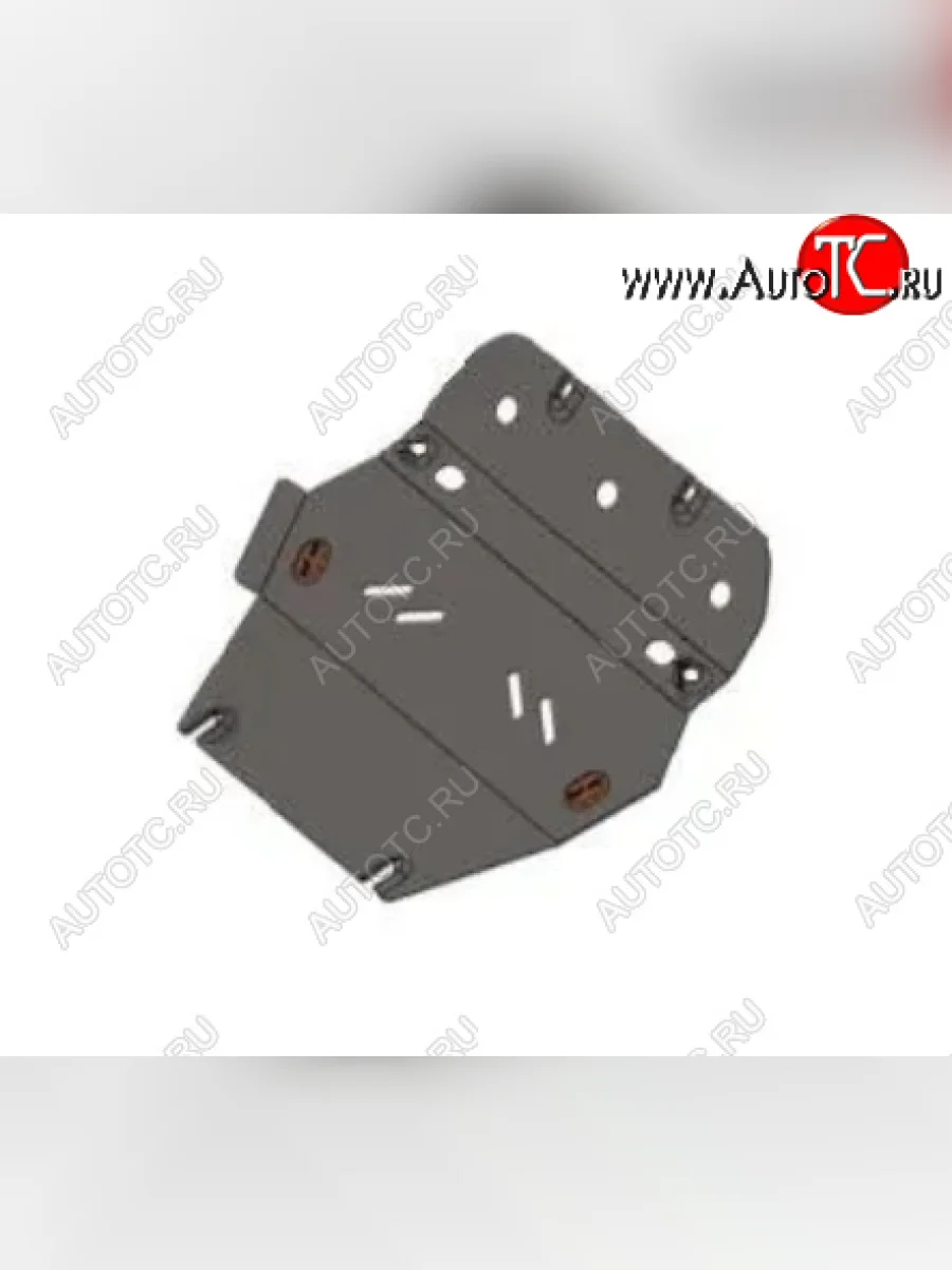 Защита радиатора ALFECO Isuzu D-Max RT85 DoubleCab дорестайлинг (2011-2017) (Сталь 2 мм)  с доставкой в г. Керчь