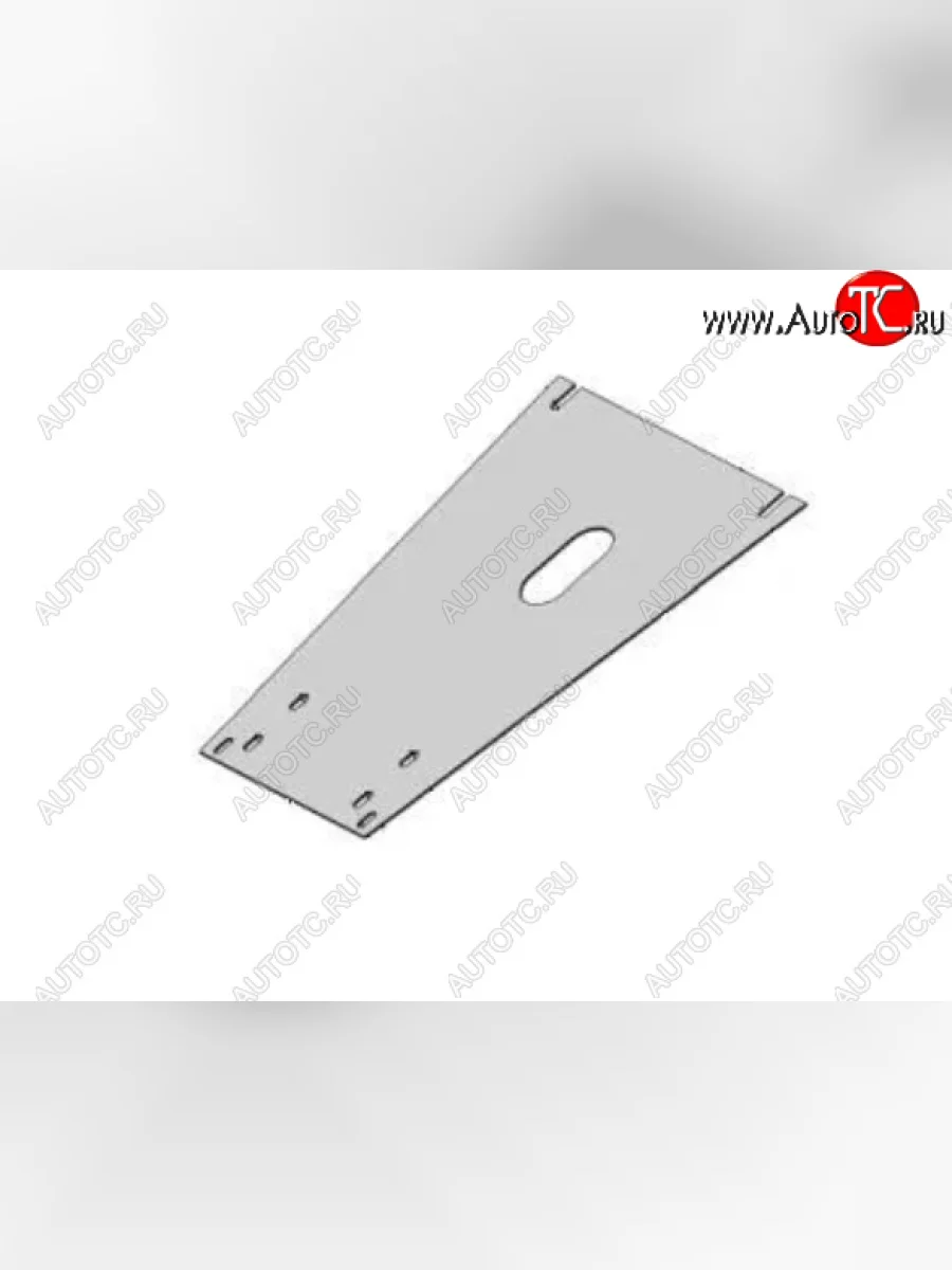 Защита картера двигателя (V-2,0D) Alfeco JAC N35 (2019-2025) (Сталь 2 мм)  в Перми Пермском крае