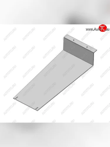 Защита радиатора (V-2,0D) ALFECO (Сталь 2 мм) JAC N35 (2019-2025)
