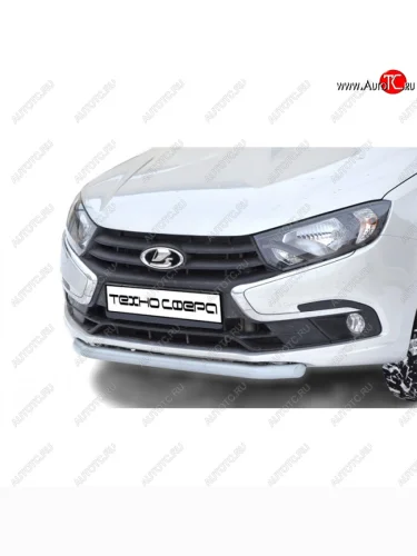 Защита переднего бампера (Ø51) ТехноСфера Лада ВАЗ Гранта FL ( 2191,  2190,  2194,  2192) (2018-2025) лифтбек, седан, универсал, хэтчбек