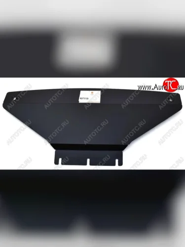 Защита радиатора (V-3,0) ALFECO (Алюминий 4 мм) KIA Mohave HM дорестайлинг (2008-2017)