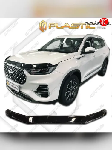 Дефлектор капота CA-Plastic (classic черный) Chery Tiggo 8 PRO (2021-2025)