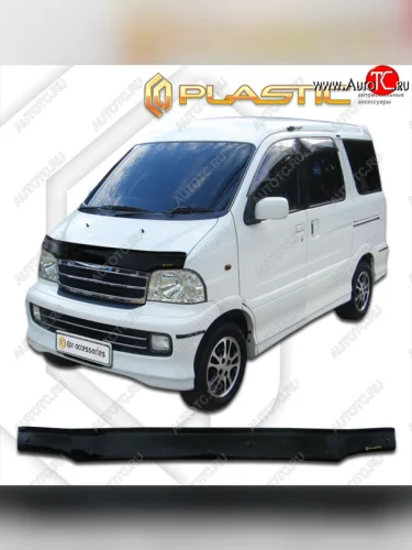 Дефлектор капота CA-Plastic (classic черный) Daihatsu Atrai7 S231G,S221G (2000-2004)