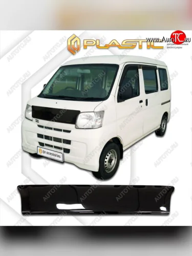 Дефлектор капота CA-Plastic (classic черный) Daihatsu Hijet S320 минивэн дорестайлинг (2004-2007)