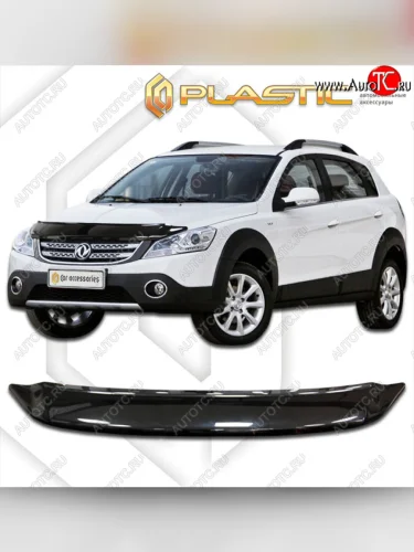 Дефлектор капота CA-Plastic (classic черный) Dong Feng H30 Cross рестайлинг (2014-2018)