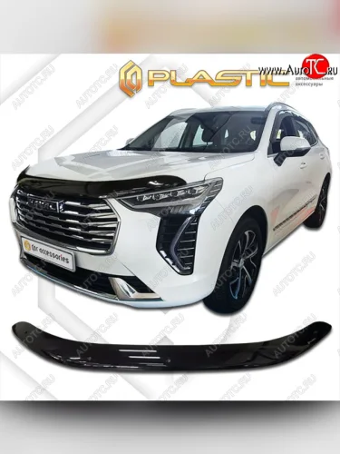 Дефлектор капота CA-Plastic (classic черный) Haval Jolion рестайлинг (2024-2025)