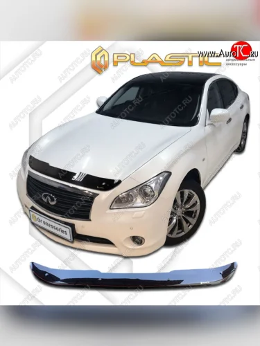 Дефлектор капота CA-Plastic (classic черный) INFINITI M37 Y51 (2009-2014)