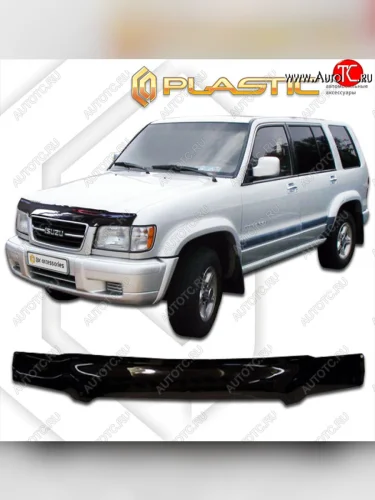 Дефлектор капота CA-Plastic (classic черный) Isuzu Bighorn UBS26GW,UBS73GW 5 дв. 3-ий рестайлинг (1998-2002)