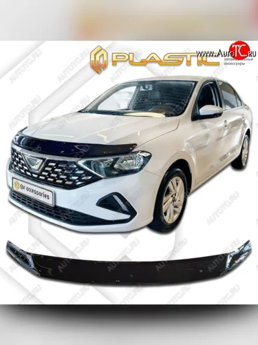 Дефлектор капота CA-Plastic (classic черный) Jetta VA3 (2019-2025)
