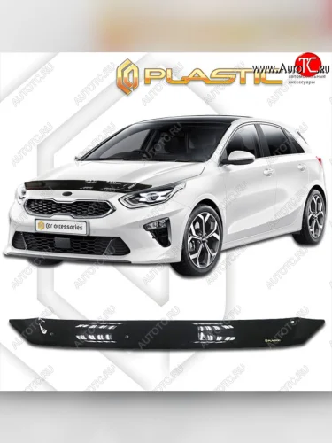Дефлектор капота CA-Plastic (classic черный) KIA Ceed 3 CD универсал (2018-2025)