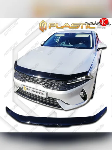 Дефлектор капота CA-Plastic (classic черный) KIA K5 DL (2019-2022)