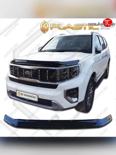 Дефлектор капота CA-Plastic (classic черный) KIA Mohave HM2 (2019-2022)