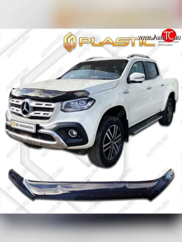Дефлектор капота CA-Plastic (classic черный) Mercedes-Benz X class W470 (2017-2020)