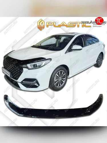 Дефлектор капота (РФ) CA-Plastic (classic черный) Omoda S5 (2023-2025)