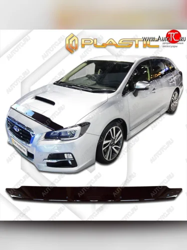 Дефлектор капота CA-Plastic (classic черный) Subaru Levorg VM универсал рестайлинг (2017-2020)
