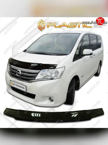 Дефлектор капота CA-Plastic (classic черный) Suzuki Landy SC26 минивэн (2010-2013)