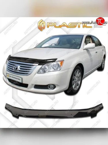 Дефлектор капота CA-Plastic (classic черный) Toyota Avalon 3 Правый руль (2005-2010)