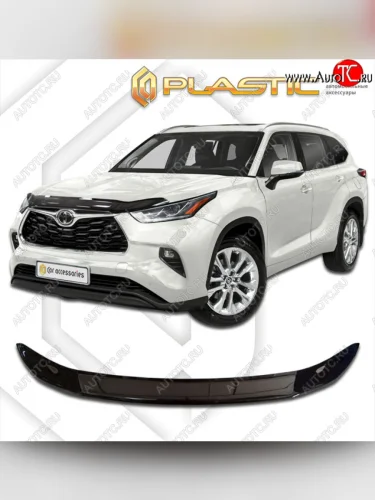Дефлектор капота CA-Plastic (classic черный) Toyota Highlander XU70 (2020-2025)