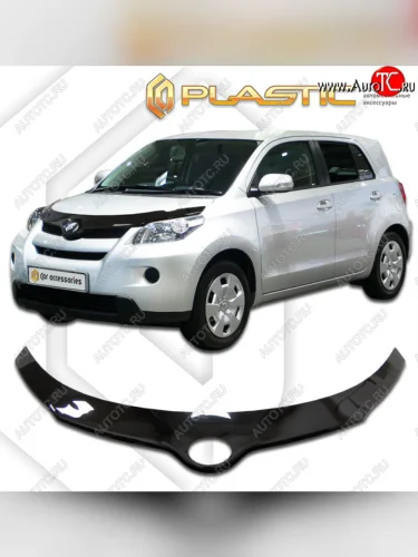 Дефлектор капота CA-Plastic (classic черный) Toyota Ist XP110 (2007-2016)