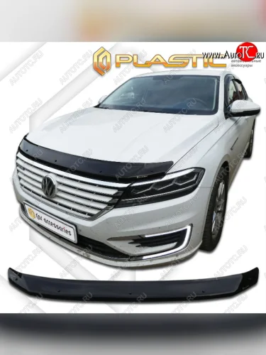 Дефлектор капота CA-Plastic (classic черный) Volkswagen e-Lavida (2018-2023)