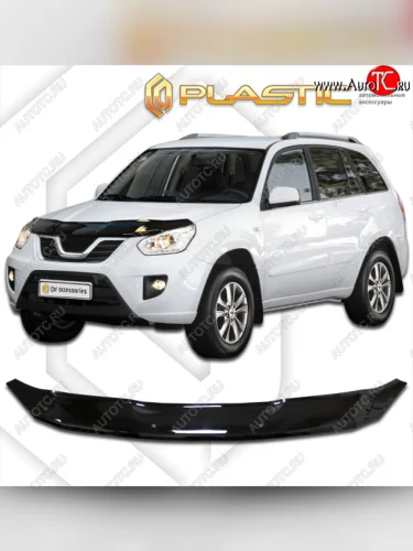 Дефлектор капота CA-Plastic (classic черный) Vortex Tingo рестайлинг (2012-2014)