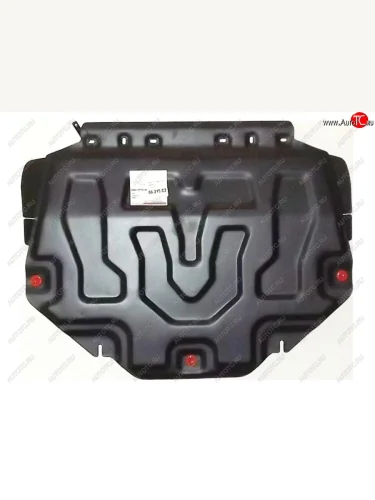 Защита картера двигателя и КПП (V-2,5, малая) ALFECO Mazda CX-9 TC рестайлинг (2020-2025) (Алюминий 4 мм)